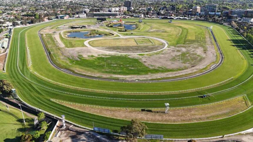 Aerial Shot Caulfield Commons